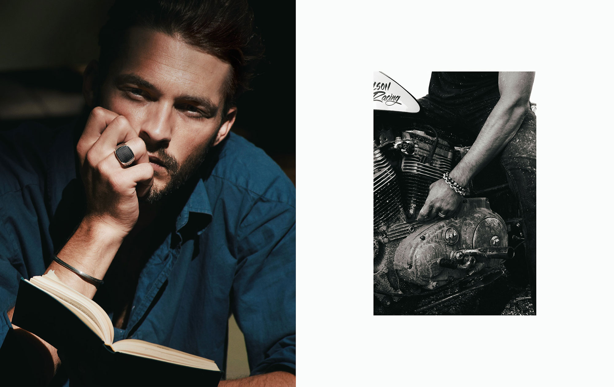 Art Direction and Graphic Design for David Yurman Featuring Ben Hill