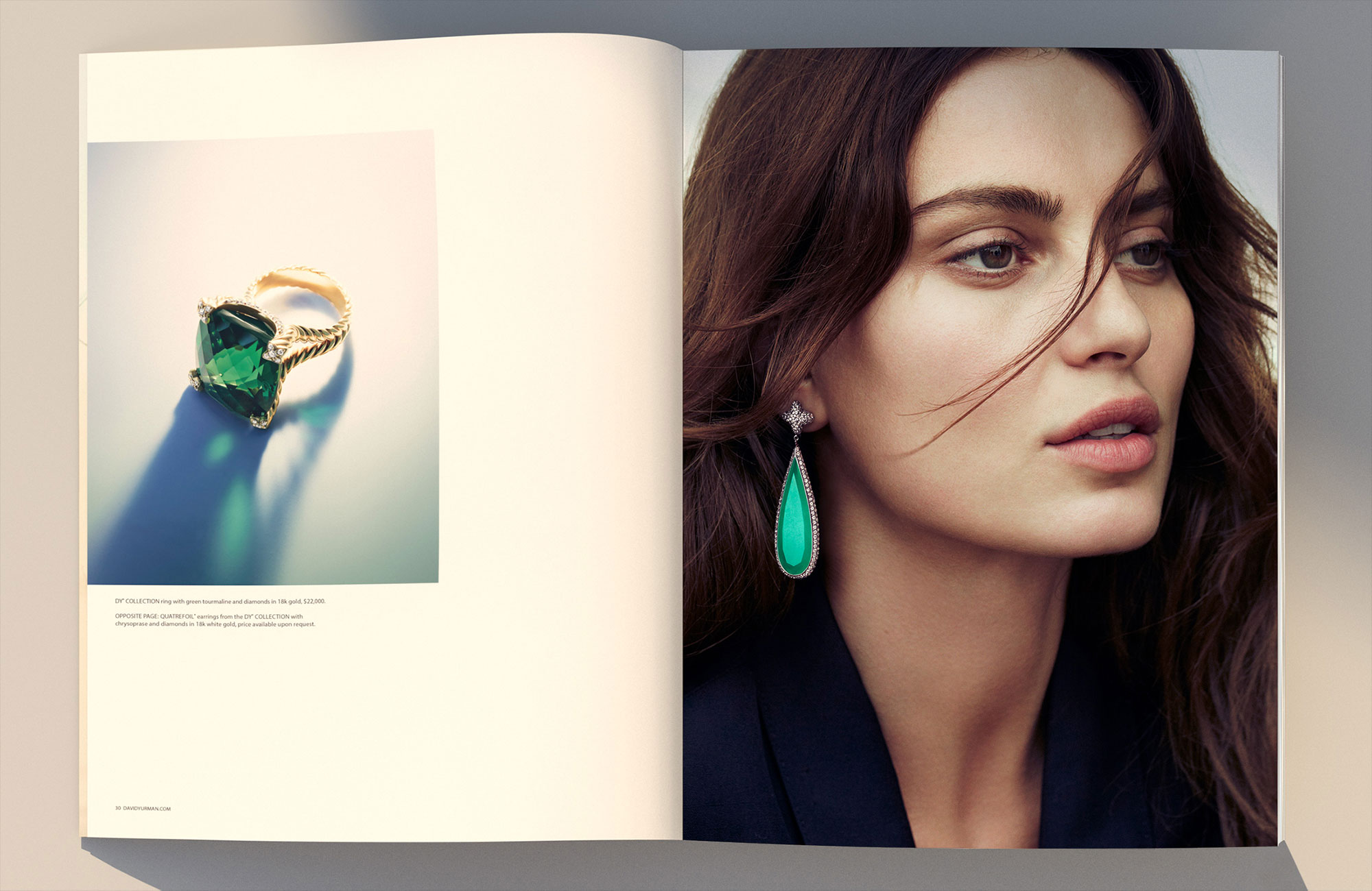 Art Direction and Graphic Design for David Yurman Featuring Catrinel Menghia