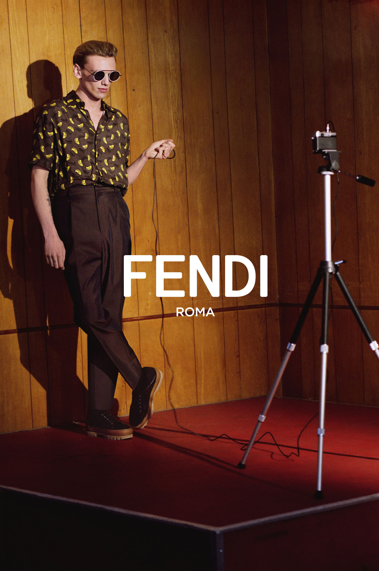 Fendi Identity Design as it appears in Fendi Advertising