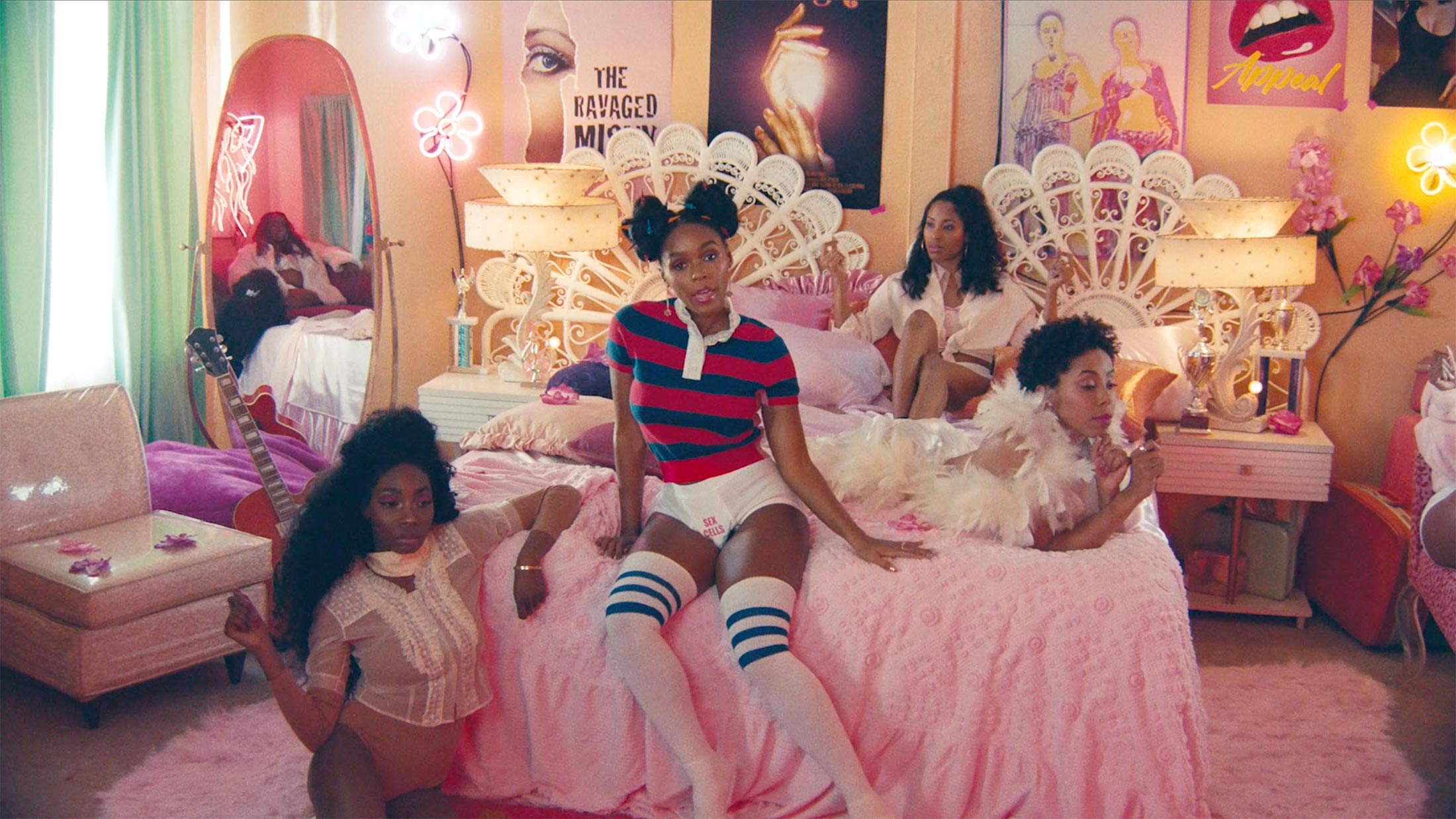 Still from Janelle Monae's Pynk Music Video